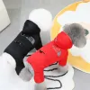 Vestes de sport chaud d'hiver pour animaux de compagnie, vêtements pour petits chiens, épais, imperméables, vêtements pour chiens, combinaison Chihuahua, Costume