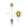 Serviessets IJsschep Prachtige kerst Hoge kwaliteit Duurzaam Interessant ontwerp Dessertlepel Pak Fruitvork