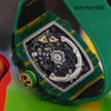Funktionsuhr Kristallarmbanduhren RM Armbanduhr Rm67-02 Südafrika Ntpt Carbon Fiber Limited Edition Fashion Casual