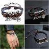 Bracelets de charme de style punk et femmes bracelet en cuir mtiayer