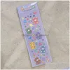 Cadeaupapier Koreaanse stationaire benodigdheden Schattig dier Laser Idoolkaart Decoratiesticker Diy Handaccount Po Frame Rekwisieten Stickergift Drop Dhsh6