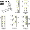 スポーツスポーツ敏ility性ラダーフィットネスジャンプステップロープフットボールラグビーテニス野球トレーニングのスピードトレーニング機器の増加