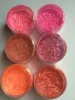 Schatten 6 Stücke Pink Orange Pigmentpulver Set für Lipglossnägel Lidschatten Farbstoffen für Schleimbad Bomben Seife Making Polymer Ton