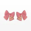 2024 Fashion Pink Bow Encling Charm New Style Women Stud أقراط مصممة الهدية المجوهرات الموضة رائعة الحب