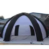 wholesale portable 10mDx4.5mH (33x15ft) with blower inflatable spider tent dome shaped car tents garage with walls for sale