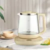 Verktyg Hälsa Konservering av potten 1.5L Elektriskt glas Kettle Kök Apparater Smart Kettle Automatisk multifunktionell te kaffe