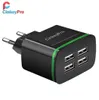 CinkeyPro USB Charger for iPhone Samsung Android 5V 4A 4Ports Mobile Phone Universal Fast Charge LED Light Wall Adapter2388060