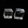 2pcs Doğal berrak kare kalsit taşları İzlanda Spar Kuvars Kristal Kaya Enerji Taşı Mineral Örneği İyileştirme4499495