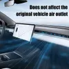 New New New Air Outlet For Tesla 3 Model Y Small Back Aromatherapy Interior Clip Car Accessories