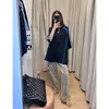 Jeans da donna WCFCX STUDIO Stampa leopardata Y2k Donna Retro Streetwear Allentato stile coreano Oversize dritto largo Gamba larga