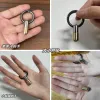 Tools EDC Titanium Alloy Brass Unboxing Cutter Capsule Keyring Tiny Cutting Tool Keychain Box Opener Fashion Keychain