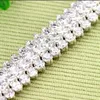 2024 Choucong Bridal Wedding Bracelet Luxury Jewelry 18K White Gold Fill Princess Cut 5A Cubic Zircon CZ Diamond Party Women Banquet Bangle Gift