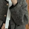 Giacche da donna Cappotto primaverile autunnale Piccola giacca corta profumata Office Lady Capispalla in lana Versione coreana Moda All-match Top Surcoat