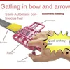 Bow Strzałka Nowa prędkość strzelania Strzałka Rapid Arrow Rapid Łucible Związek Kokarta i strzałka Ciągłe strzelanie Akcesoria Metal Automatyczne YQ240301