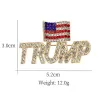 HOT free shipping Trump 2024 i love trump Brooch Coat Jewelry Brooches Gifts Diamond brooch female hot style fashion love corsage dress