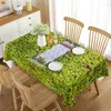 Tafelkleed Groene Klimop Tafelkleed Wilde Plant Bladeren Patroon Rechthoek Cover Voor Koffie Woonkamer Eetkamer Decoratie