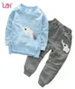 LZH Children Clothing 2018 Autumn Winter Boys Clothes Set Tshirtpants 2st Outfit Kids Clothes Suit Toddler Boys Clothing Set Y4962366