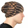 Bérets Shemagh Écharpe Bonnet Chapeaux Textures Textiles Casquette Cool Hommes Femmes Unisexe Gym Tricot Chapeau Hiver Graphique Thermique Élastique