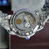 Luxury Men's Automatic Mechanical Watch 316L Rostfritt stål Armband Armbandsur Höghårdhet Mineral Crystal Glass 44mm Original Automatisk vikning Spänne