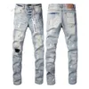 2024 Męskie Jean Wysokiej jakości unikalny styl projektowy z dziurami Dżinsowe dżinsy dla mężczyzn czarne szczupłe spodnie