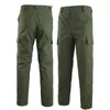 Men's Tracksuits Labor Protection Work Clothes Solid Color Cotton Cloth Fire Resistant Tear Welding And Maintenance Men