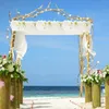 Decorative Flowers Wedding Floral Arrangements Decorations Backdrop Fake Flower Artificial Rose Simulation Silk Panel