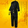 Products BLACK Taekwond Uniform TKD Long Sleeve Kids Clothes Taekwondo Dobok Adult Taekwondo brance wtf itf Suits Tae kwon do