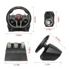 Volant de course pour PS4/PS3/PC/Switch/Xbox One/Xbox 360, Joysticks de direction de jeu, télécommande, roues motrices