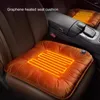 Capas de assento de carro portátil aquecedor elétrico almofada de pelúcia com carregamento USB para casa 3 engrenagens ajuste de temperatura