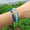 Charm Bracelets C.QUAN CHI Heishi Beaded 2024 Fashion Stretch Stackable Bangles For Women Handmade Jewellery