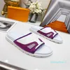 Pantoufles creuses plate-forme perforée sandales à glissière de créateur Mules de luxe diapositives fonds épais multicolores