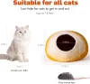 Mats Mewooofun Premium Fell Cat Bed Cave ręcznie robione 100% Merino Super Miękkie wełniane łóżko dla kotów i kociąt wielokolorowych w USA Warehouse