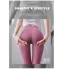 Pantaloni da donna a vita alta push up donna leggings ROSA pantaloni elasticizzati bianchi neri per matita sportiva yoga femminile taglie forti