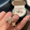 Semplice Fsshion Gioielli Anelli di nozze Argento sterling 925 Riempimento Pavimenta Bianco 3A Zircone cubico CZ Diamante Festa Elegante Donna Anello di fidanzamento Anello regalo