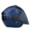 Capacetes de motocicleta ECE aprovado capacete de segurança de corrida temporada de verão mulheres e homens casco casco SZ-Ram4 azul brilhante metade