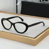 CH3465 lunettes optiques en acétate de forme ovale marque classique lunettes de soleil sur prescription lecture mode carré jante multicolore anti lumière bleue boîte en verre femmes