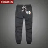 Pantaloni della tuta all'ingrosso YiRuiSen marca 100% cotone pantaloni sportivi leggeri per uomo patchwork casual pantaloni lunghi della tuta uomo abbigliamento autunnale