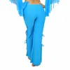 Stage Wear Wholesale High Quality Low Price Women Girls Lace Side Hollowed Slit Belly Dance Pant