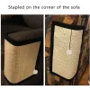 Leksaker Pet Cat Scratch Guard Mat Sisal Toy Cats Scratching Post Möbler SOFA Claw Protector Pads For Bordstolar SOFA BEN HANTRAIL