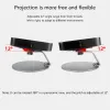 Fästen 2022 Ny Projector Tabletop Stand Desktop Bracket Aluminium Alloy avtagbar 360 ° Justerbar hållare kompatibel med XGIMI H2/H3