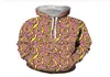 Mode Männer Hoodies Harajuku Odd Future Donut Essen 3D HD Drucken Casual Fox Hoodies Sweatshirts Paar Trainingsanzüge Frauen Hoodies4987801