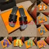 Oran Moda Terlik Kadın Tasarımcı Sandalet Kadın Terlik Erkekler Sıradan Loafers Dış Mekan Sliders Plaj İzleyicileri Düz Dipler Toka Nötr Deri Ayakkabıları