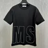 MSG Ontwerpers Heren T-shirts Dames Zomer T-shirt 100% Katoen Designer Casual Shirts Met Korte Mouwen Hip Hop Streetwear T-shirt Tees Herenkleding CXD240314-12