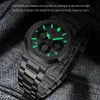 CHENXI hommes montres haut de gamme de luxe en acier inoxydable chronographe montre pour hommes mode sport Quartz horloge étanche 240227
