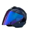 Motorcycle Helmets ECE Approved Racing Safety Helmet Summer Season Women And Men Casco Casque SZ-Ram4 Bright Blue Half