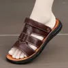 Sandals Summer Plus Size Beach Men's Shoes Slippers Fashion Outdoor Dad Couple