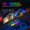 Динамики Q9 RGB Light Проводная звуковая панель Колонка Динамик 9 видов света можно регулировать Длинная звуковая панель Компьютерные ТВ-игровые колонки Разъем 3,5 мм