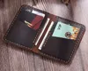 Waist Bags Handmade Genuine Leather Holder Vintage Men Business Card Bag Women Purse Small Wallet