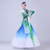 Stage Wear Femmes Fan Dancewear Style chinois Opéra Danse Vêtements Costumes de performance classique Robe ethnique traditionnelle