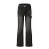 DingTalk High Street Jeans Primavera/Estate Jeans retrò americani Jeans larghi a gamba dritta da uomo